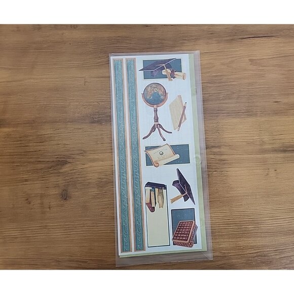 6 PC LOT Creative Memories Cottage Jumbo Great Lengths Stickers Power Palette - Picture 10 of 15